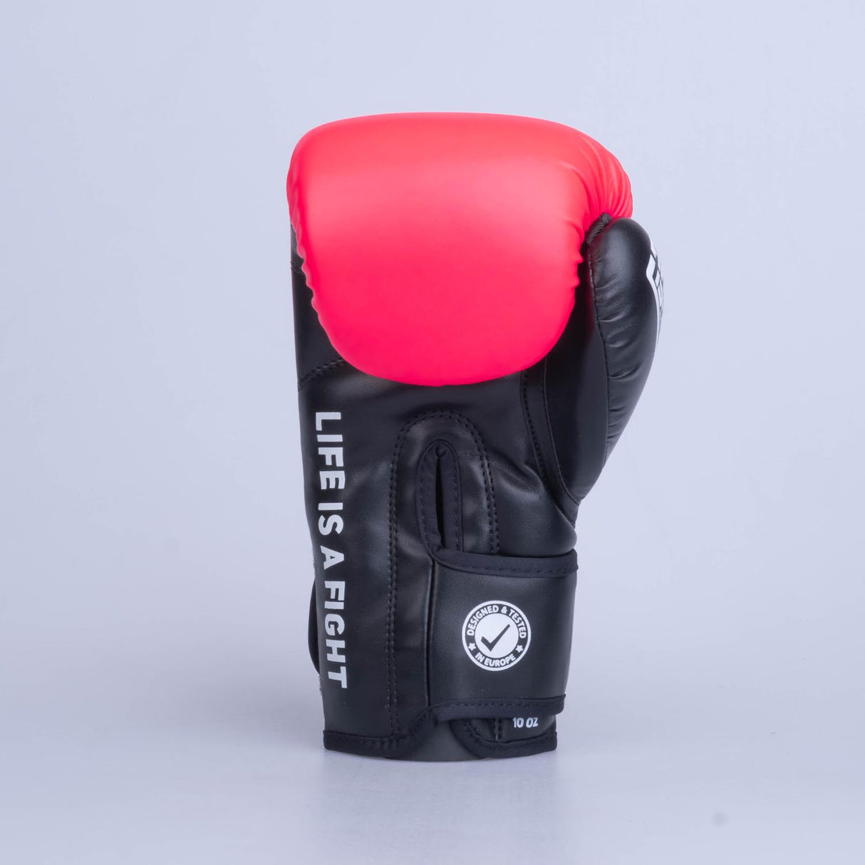 Gants de boxe Fighter Training PU - noir/rose, FBG-TRP-003