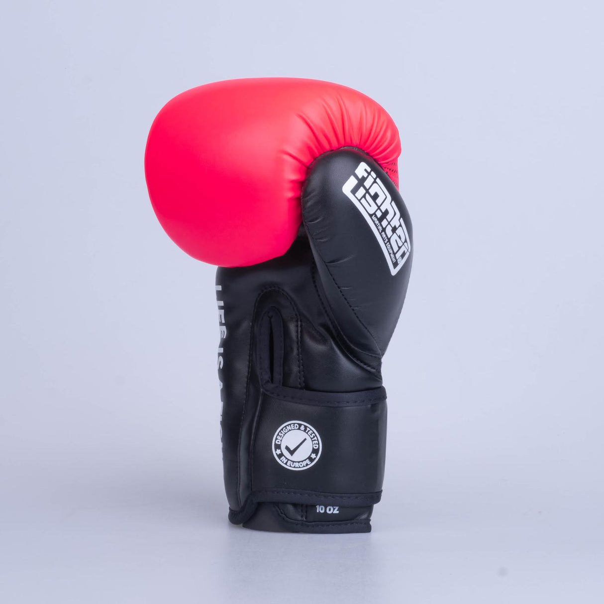 Gants de boxe Fighter Training PU - noir/rose, FBG-TRP-003