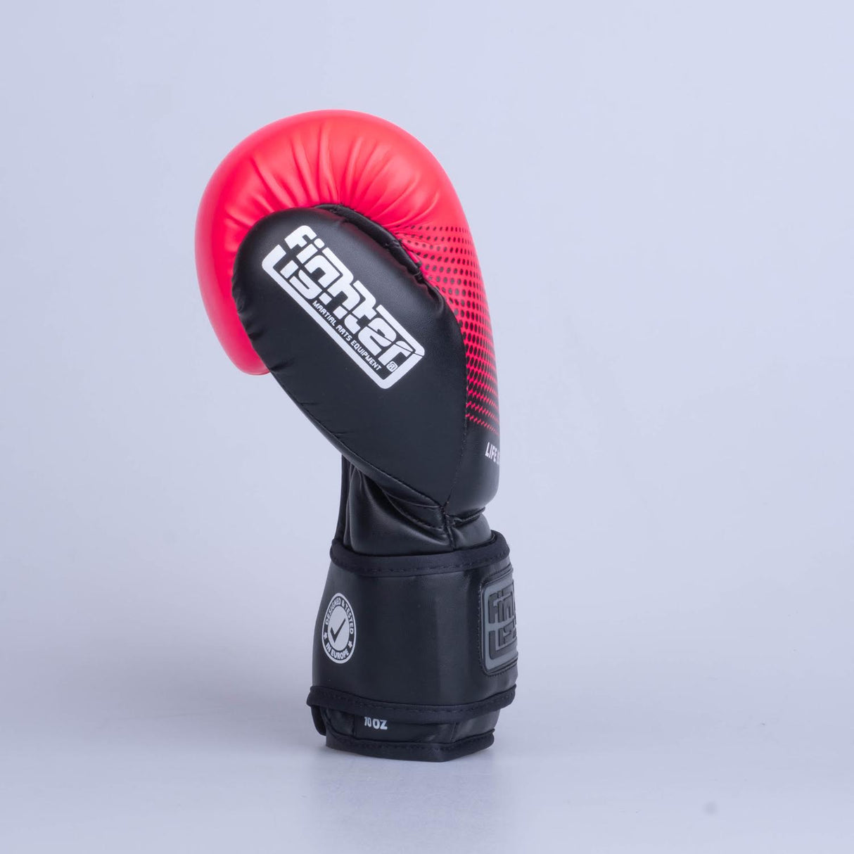 Gants de boxe Fighter Training PU - noir/rose, FBG-TRP-003