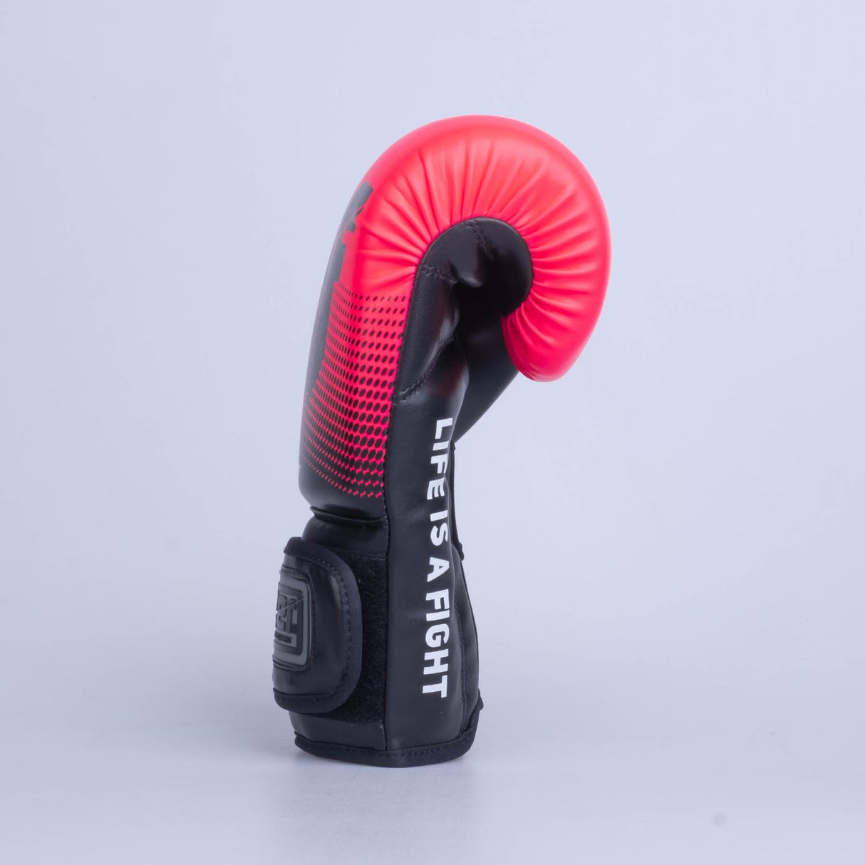 Gants de boxe Fighter Training PU - noir/rose, FBG-TRP-003