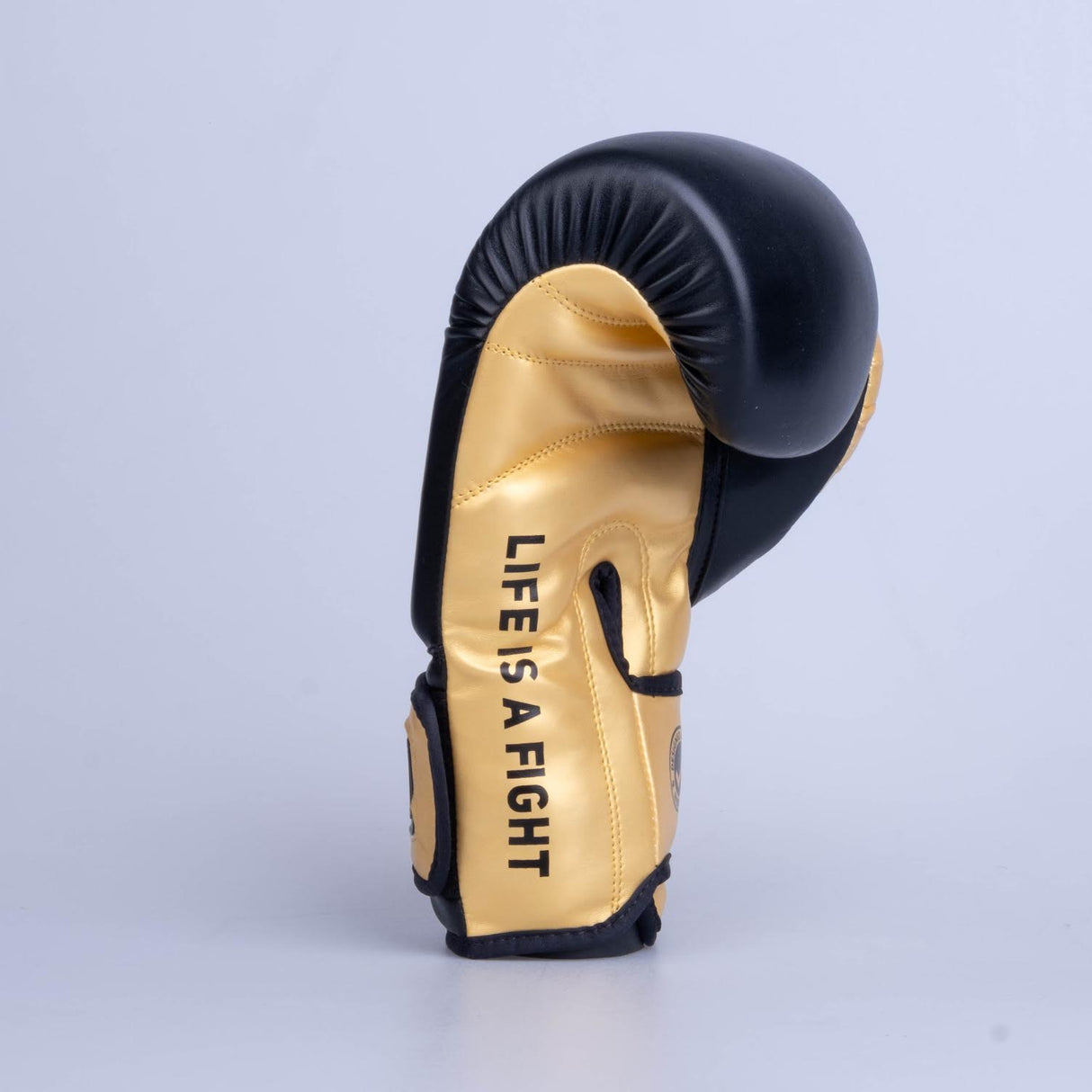 Gants de boxe Fighter Training PU - noir/or, FBG-TRP-001