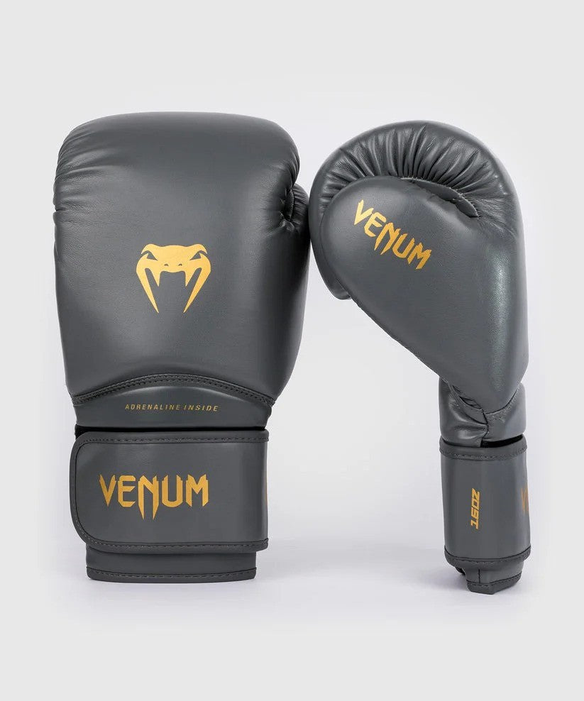Venum Contender 1.5 Boxing Gloves – Grey/Gold