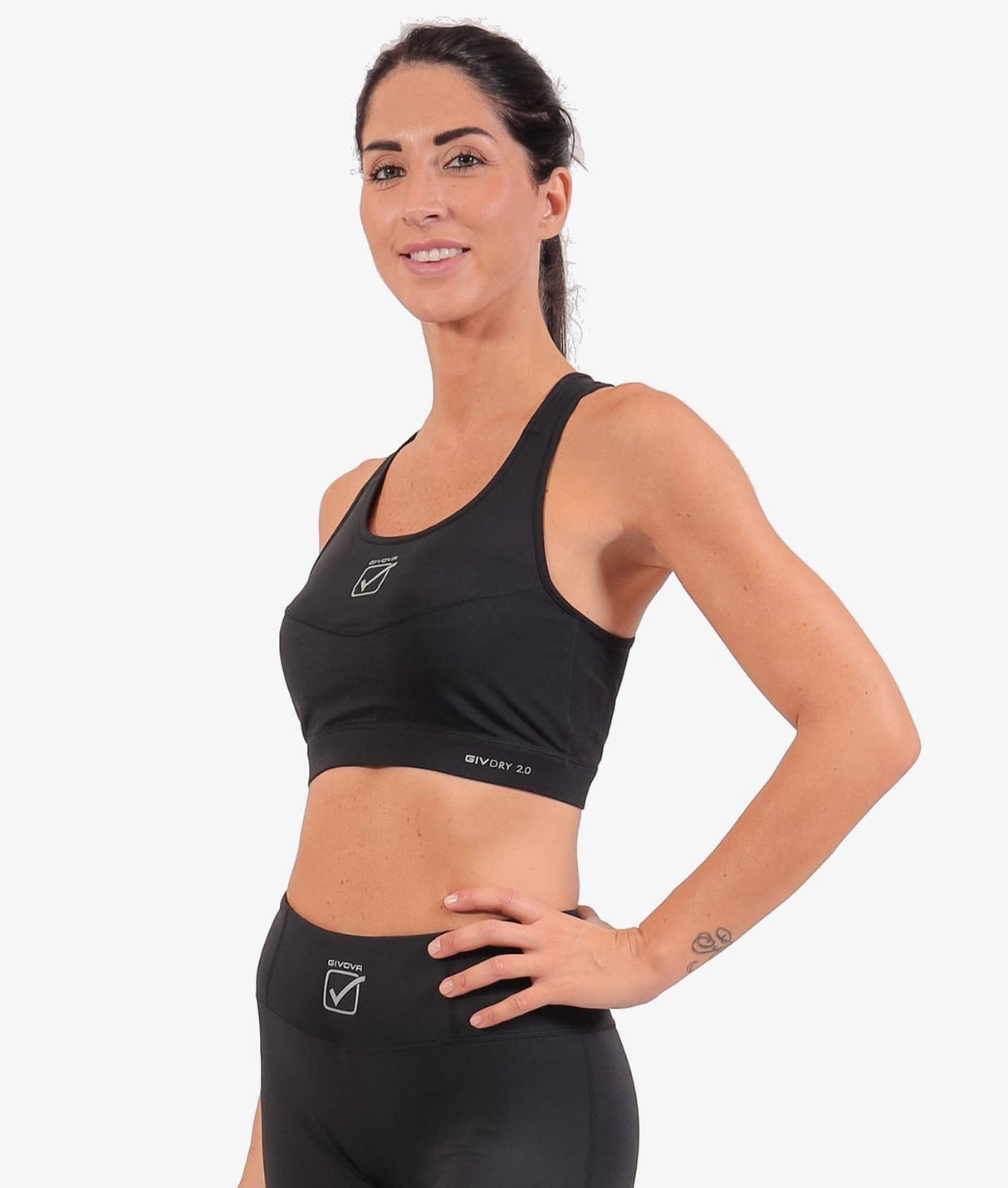 Givova Sports Bra - Black, Fit04-0010