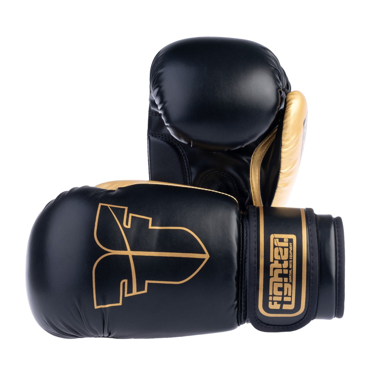 Fighter Basic Gloves - black/gold, 1376APU-OTL-0212