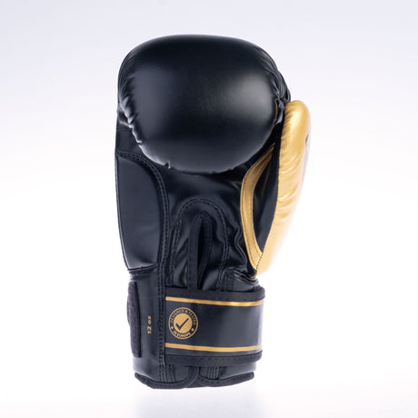 Guantes básicos de luchador-Negro/Oro, 1376APU-OTL-0212