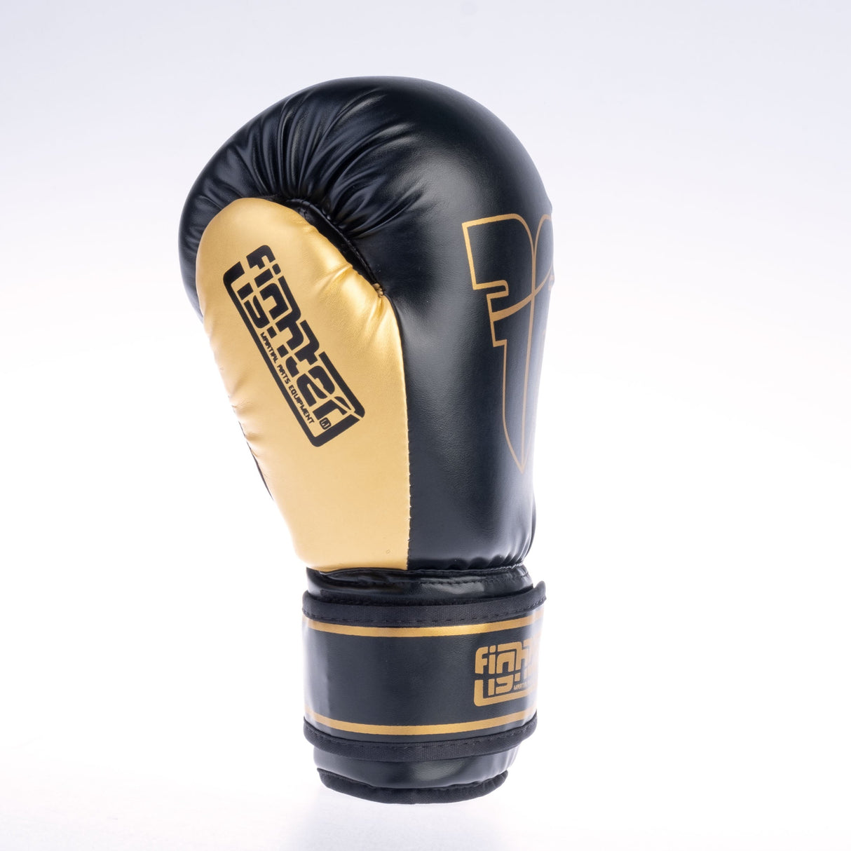 Fighter Basic Gloves - black/gold, 1376APU-OTL-0212