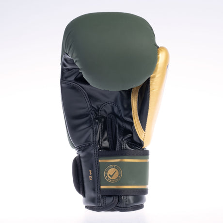 Guantes básicos de luchador-caki/oro, 1376apu-otl-1012