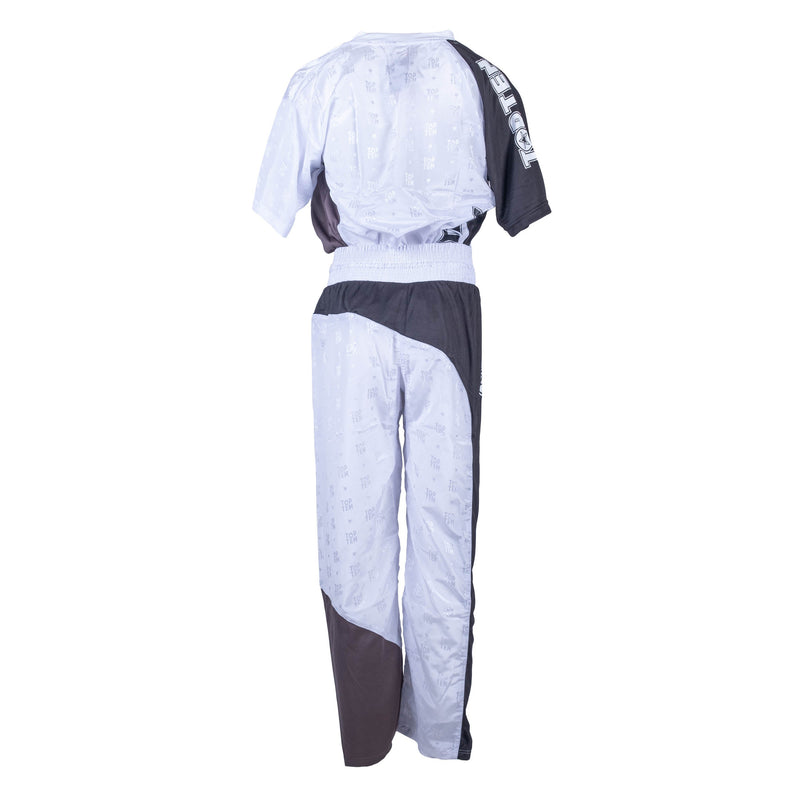 TOP TEN Kickboxing Uniform Bow - black/gray/white, 16841-19