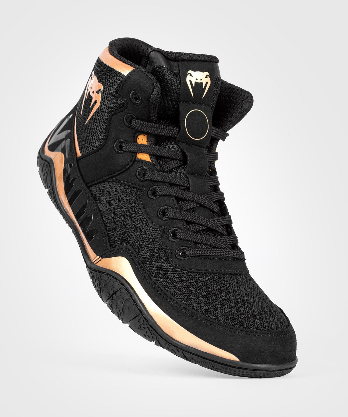 Venum Elite Wrestling-Schuhe – schwarz/bronze, VENUM-05083-137