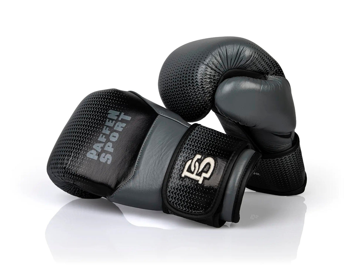 Paffen Sport „CONTACT SHIELD“ Sparring-Boxhandschuhe – Schwarz/Grau, 2172730