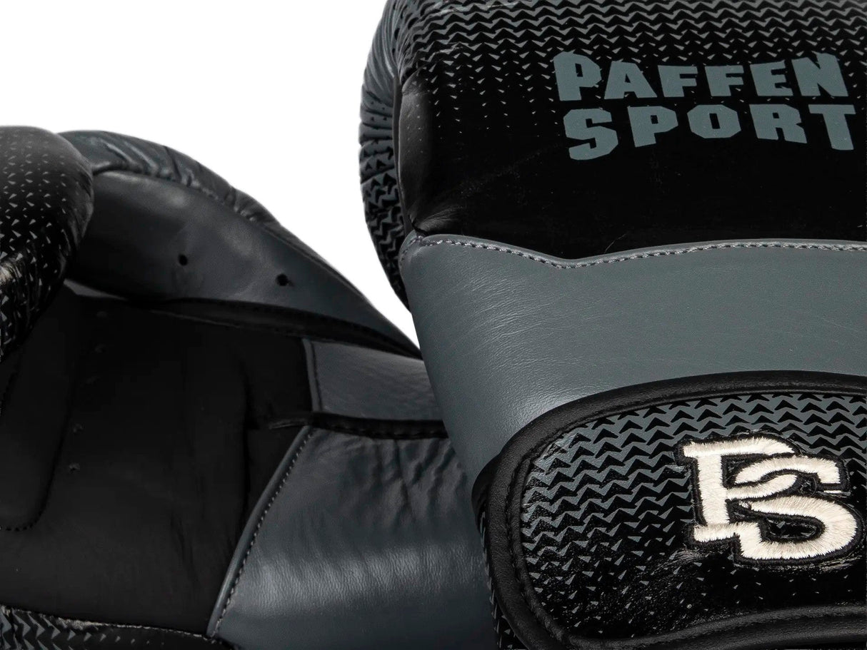 Paffen Sport „CONTACT SHIELD“ Sparring-Boxhandschuhe – Schwarz/Grau, 2172730
