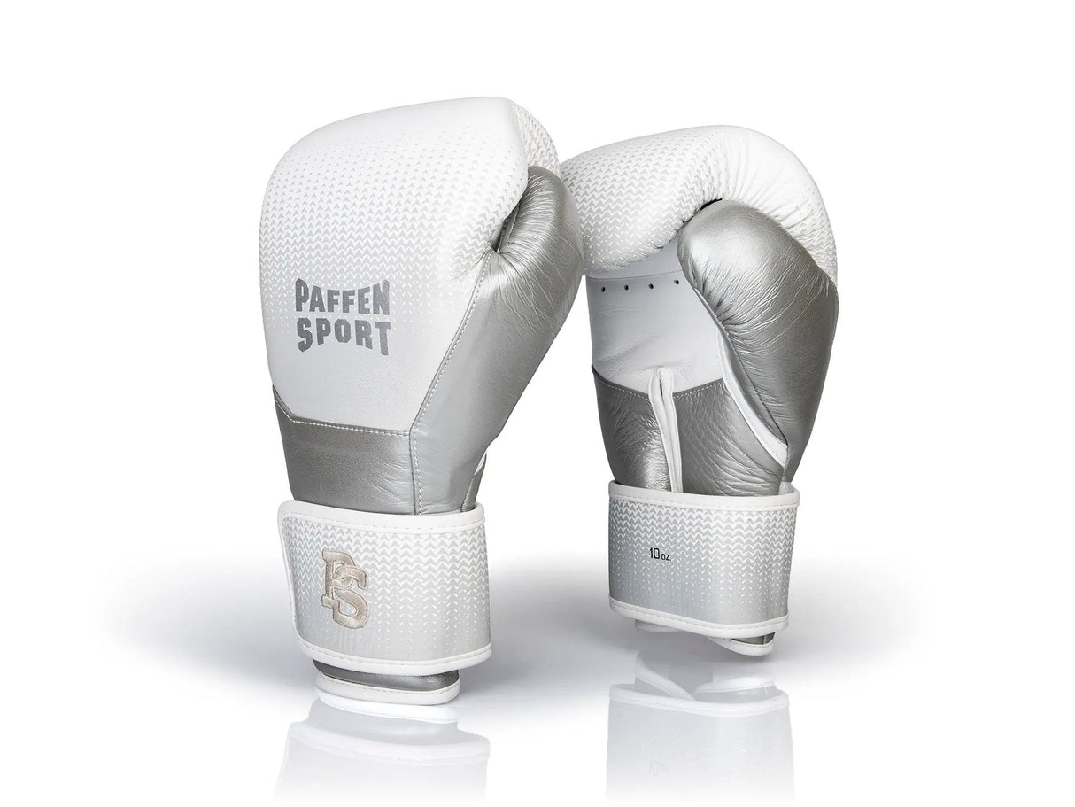 Paffen Sport „CONTACT SHIELD“ Sparring-Boxhandschuhe – weiß/silber, 2172870