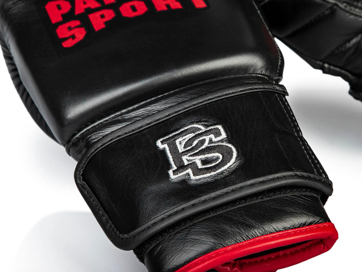 Paffen Sport „PRO SPEED“ Trainingsboxhandschuhe – Schwarz/Rot, 2191010