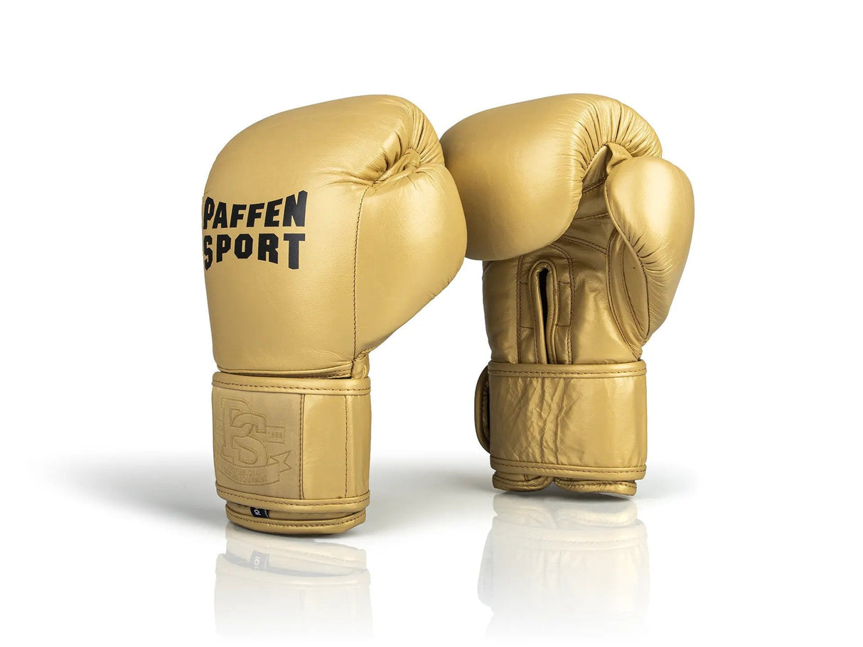 Paffen Sport “PRO KLETT” Training Boxing Gloves – Gold, 2193100
