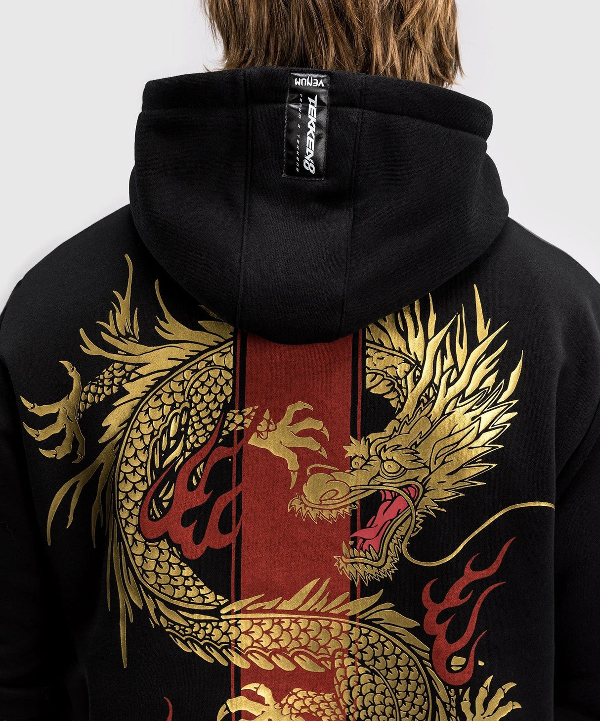 Venum x TEKKEN 8 Hoodie – Marshall Law  - black/red/gold, VENUM-05256-603