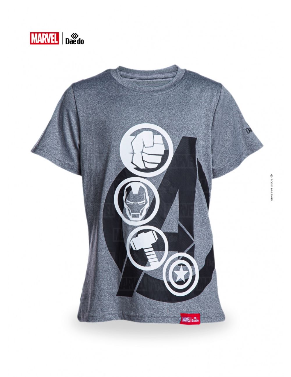 Camiseta de Daedo Marvel Avengers - Gris, Marv52611gr