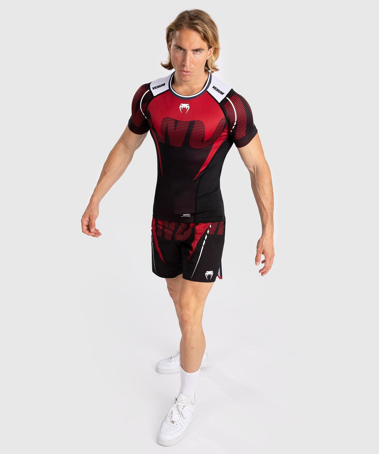 Rashguard Venum Adrenaline - noir/rouge, VENUM-05176-100