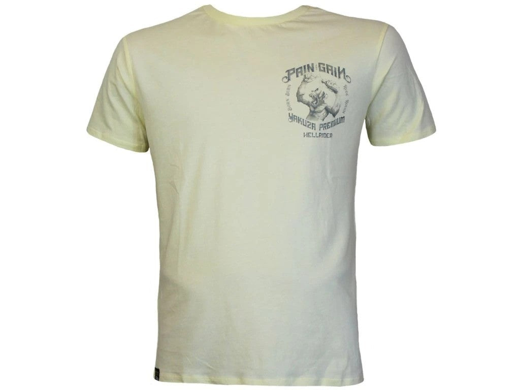 Yakuza Premium Pain and Gain men's T-shirt – yellow, YPS-3909