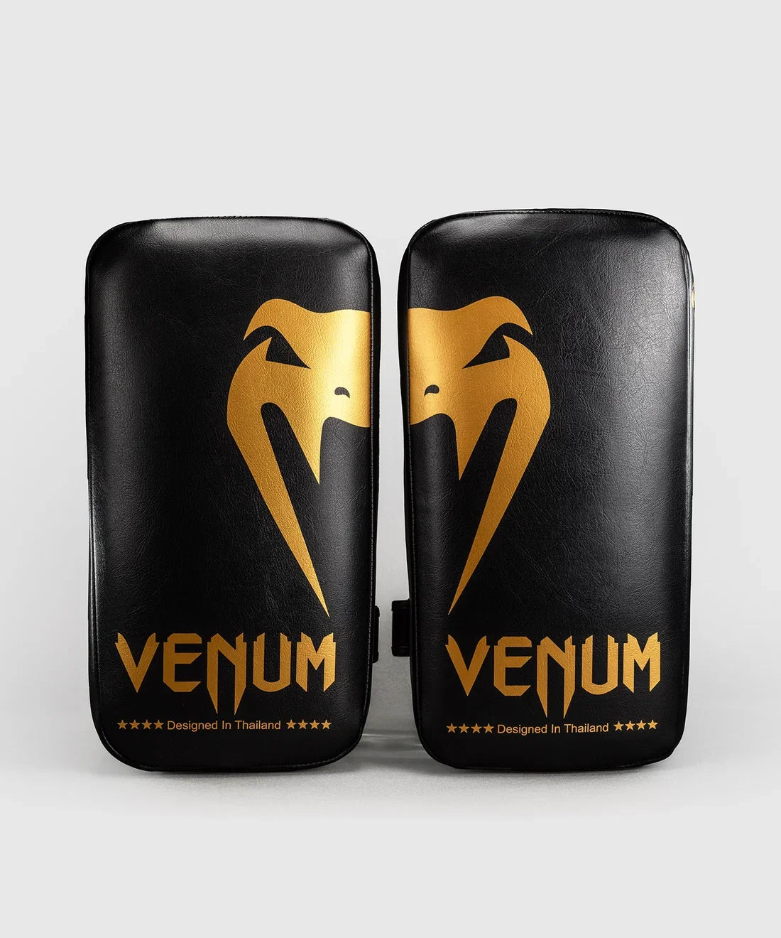 Venum Giant Kick Pads, Schwarz/Gold, VENUM-1120-126
