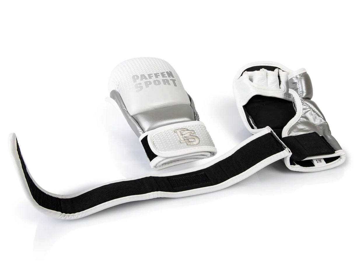 Paffen Sport “CONTACT SHIELD” MMA Gloves, White/Silver, 6147870