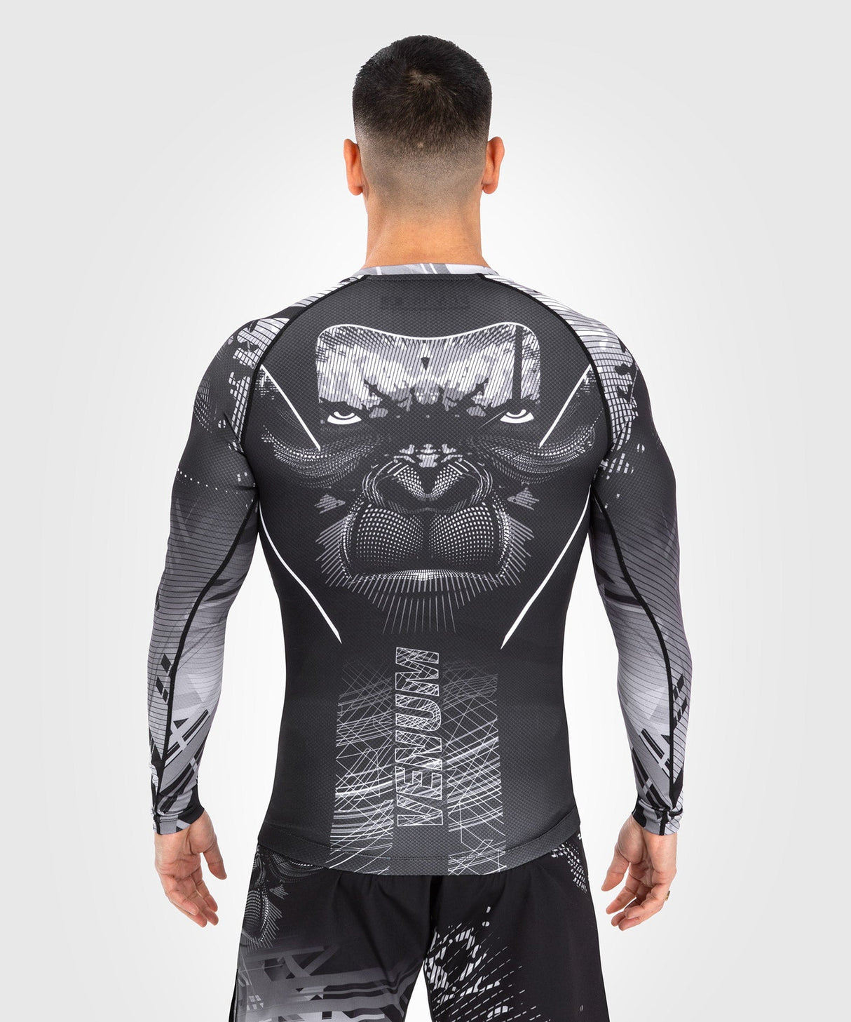 Rashguard à manches longues Venum Gorilla Jungle - noir/blanc, VENUM-05078-108