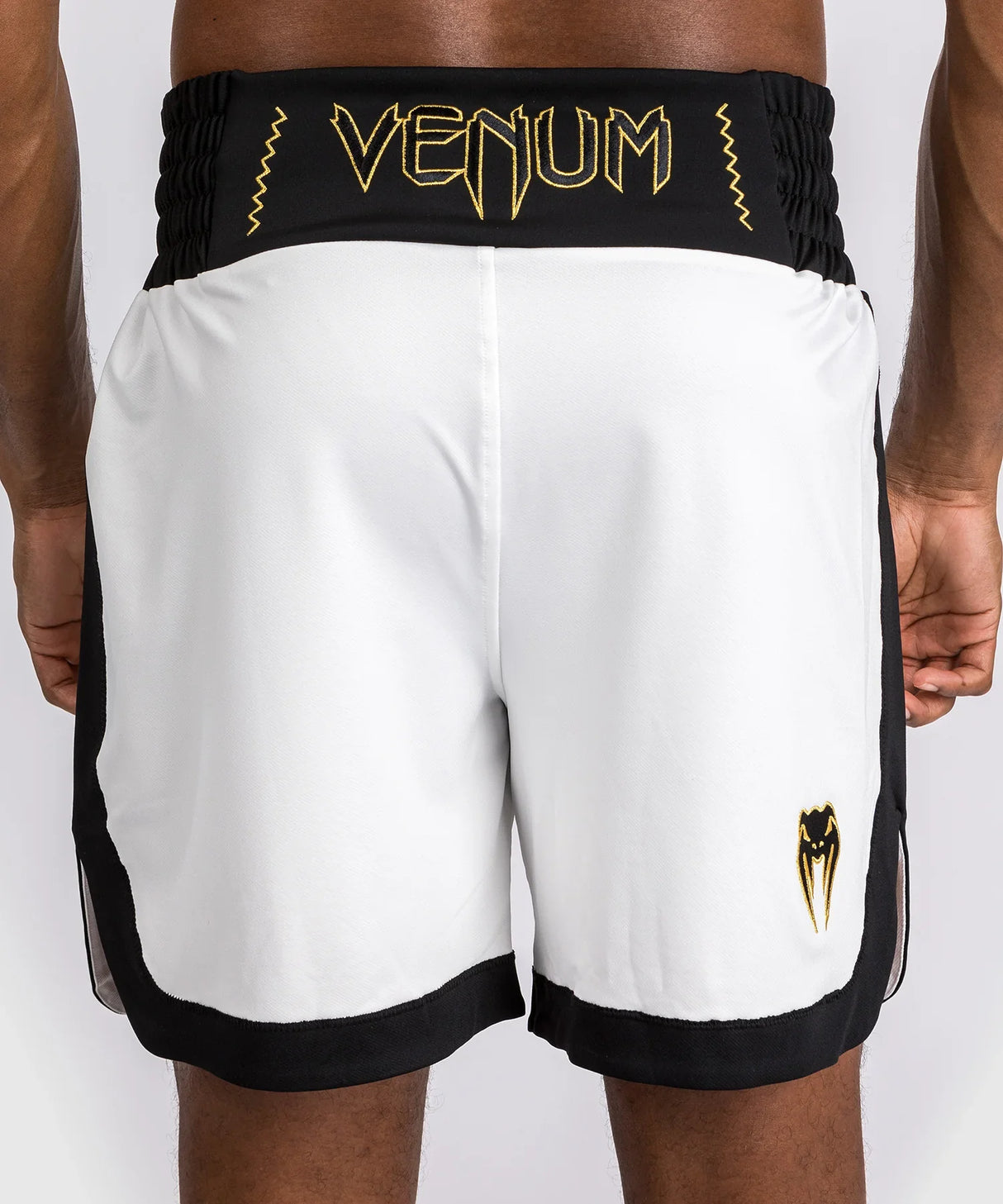 Venum Classic Boxing Shorts-Weiß/Schwarz, Venum-05167-210