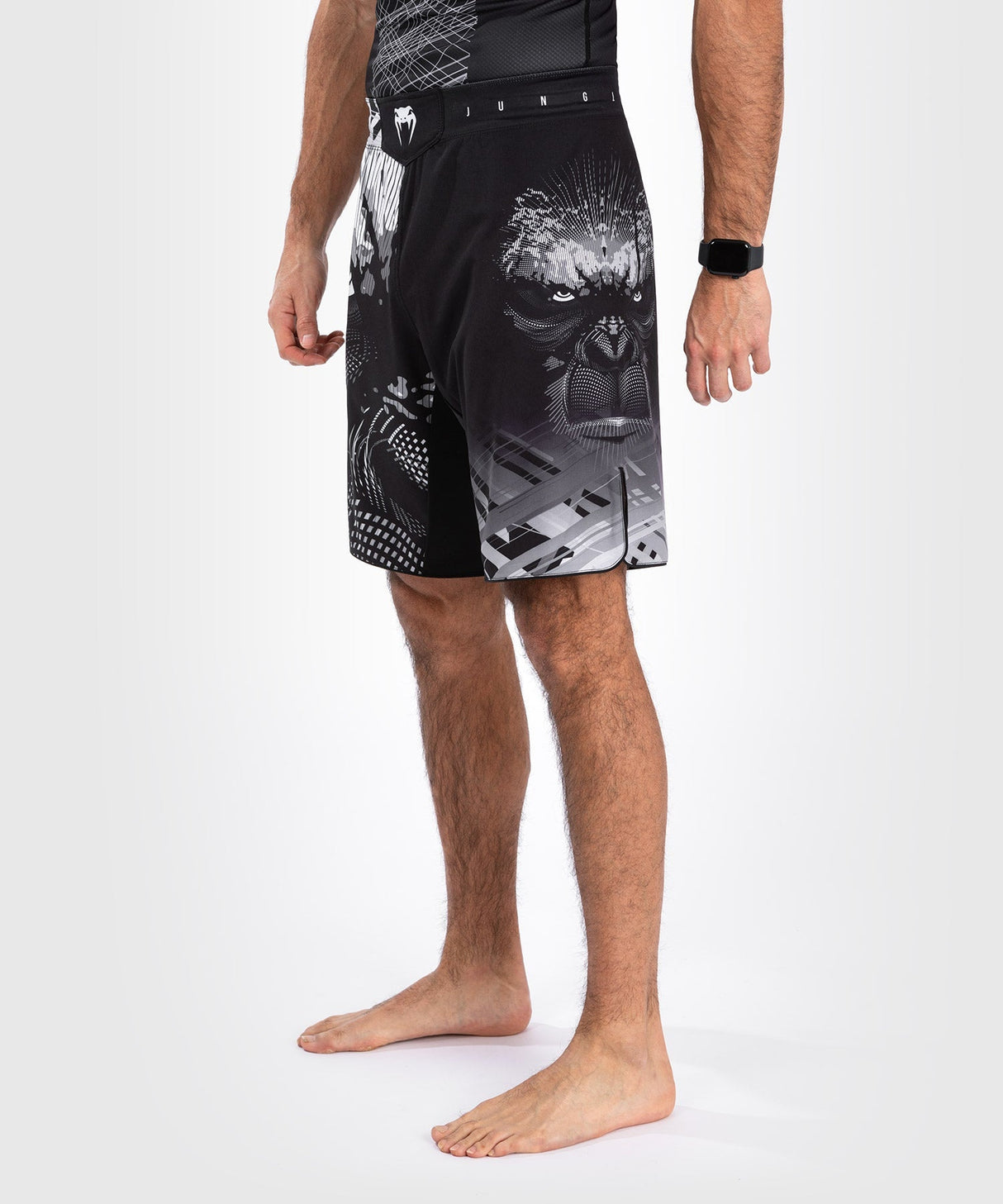 Venum MMA Shorts Gorilla-Schwarz/Weiß, Venum-05080-108