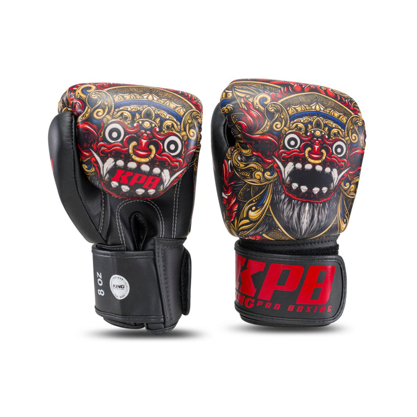 Gants de boxe King PRO Boxing BARON - noir/couleurs, KPB/BG BARON
