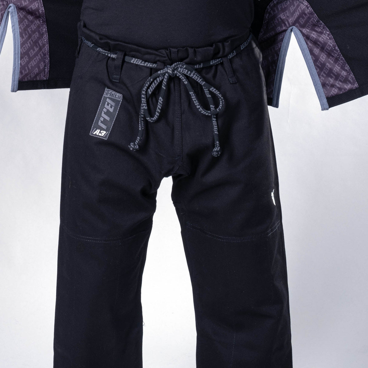 Fighter-BJJ-Anzug – schwarz, BJJU-0209