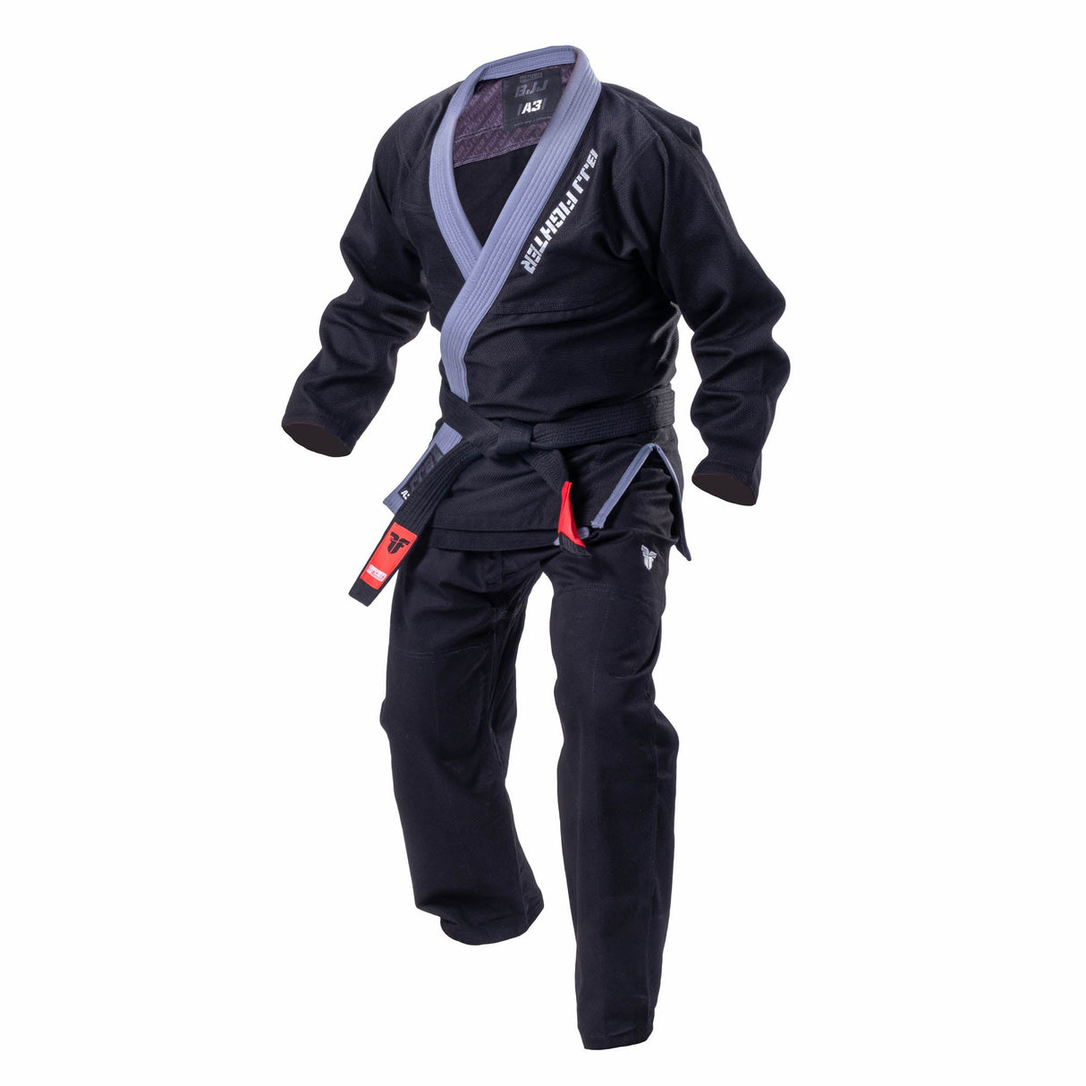 Fighter-BJJ-Anzug – schwarz, BJJU-0209