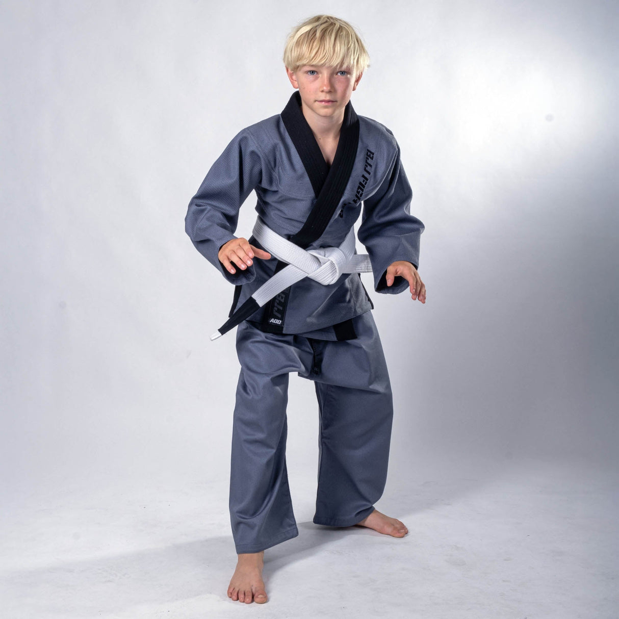 Fighter-BJJ-Anzug – grau, BJJU-0902