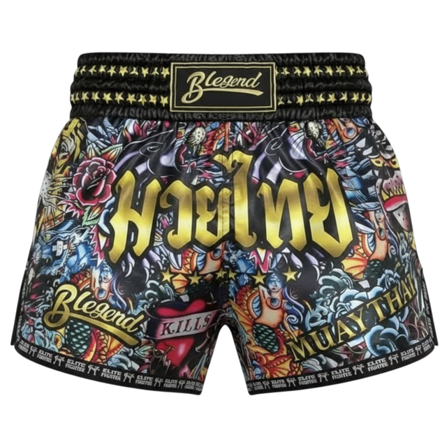 King Classic Muay-Thai-Shorts – B LEGEND 9