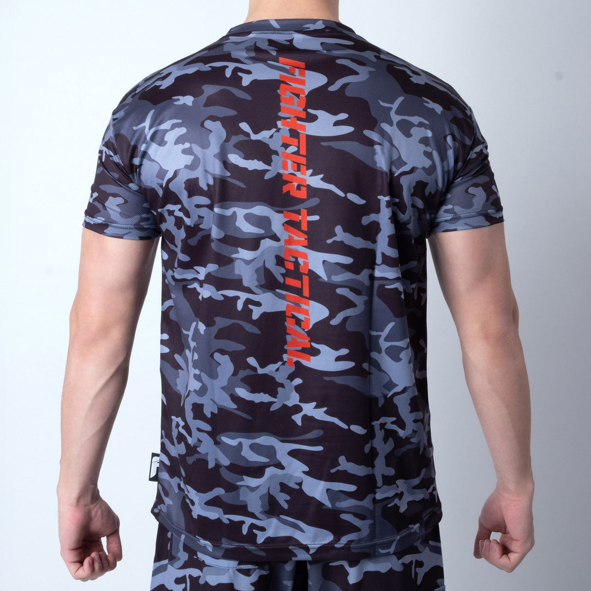 Training T-Shirt Fighter Tactical - camo - red, FKMTS-0203