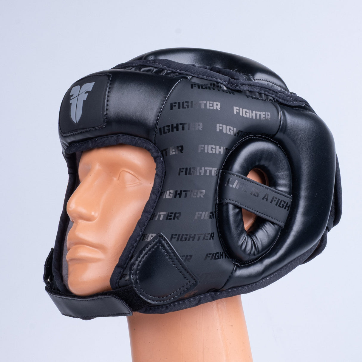 Casco Fighter negro – FG-2093