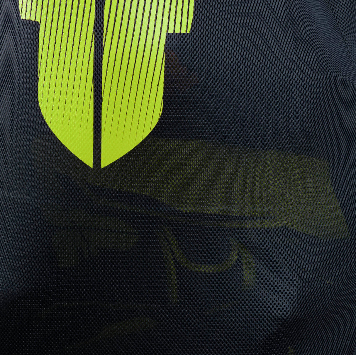 Bolsa de malla de combate 60 cm x 70 cm - Negro/Neon amarillo, FHBB -04