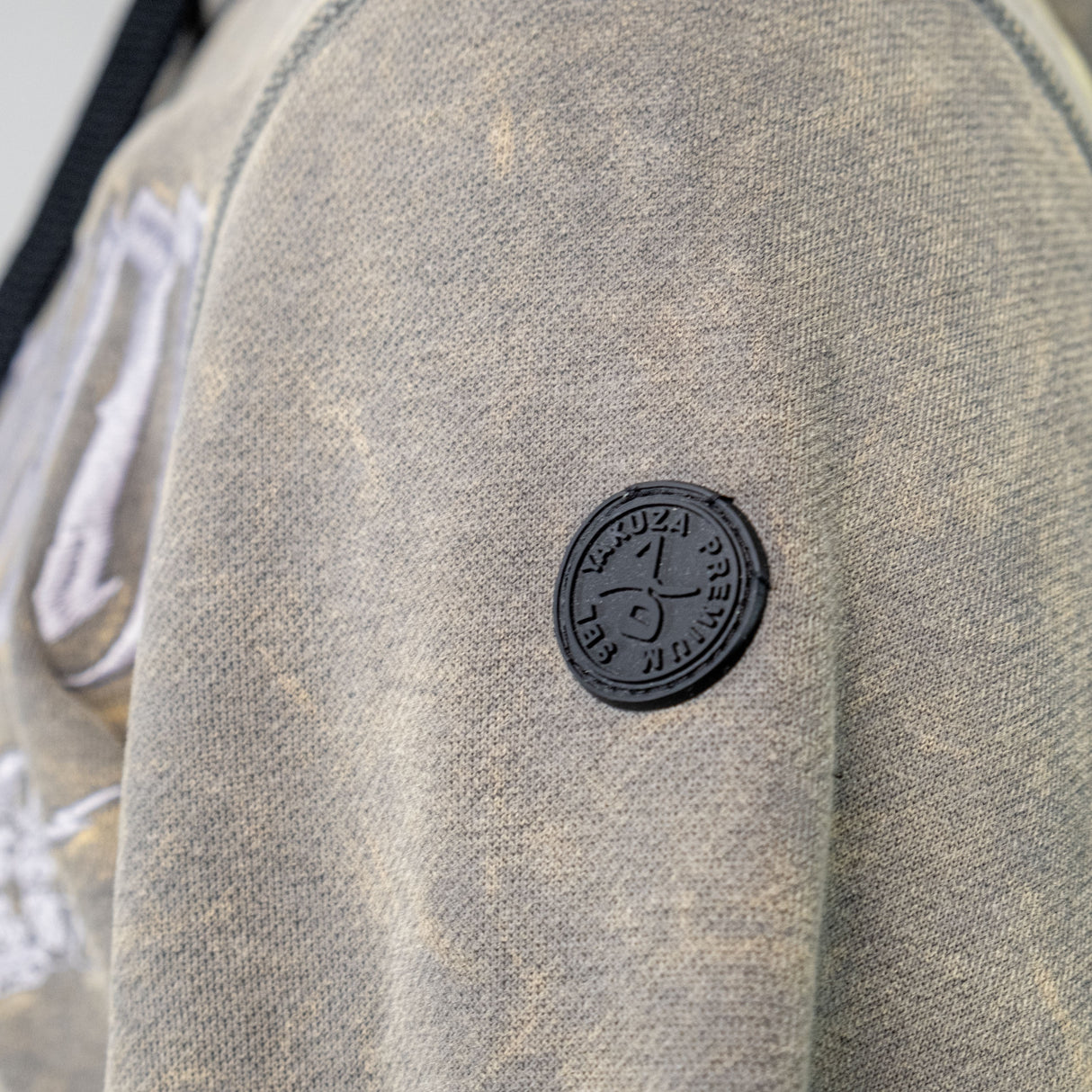 Sweat à capuche Yakuza Premium - gris olive, 3723G