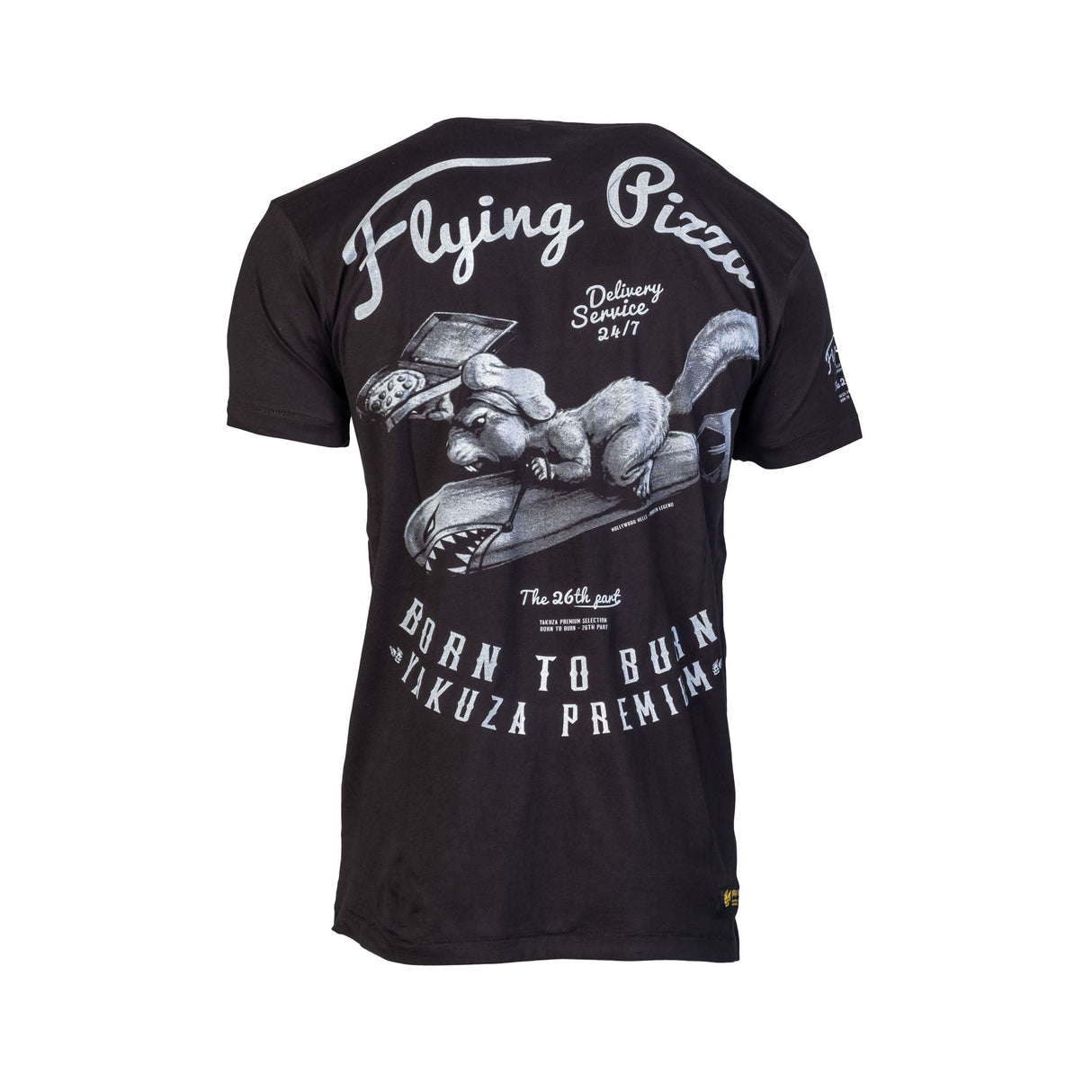 Camiseta de hombres premium de Yakuza: negro, YPS-3800