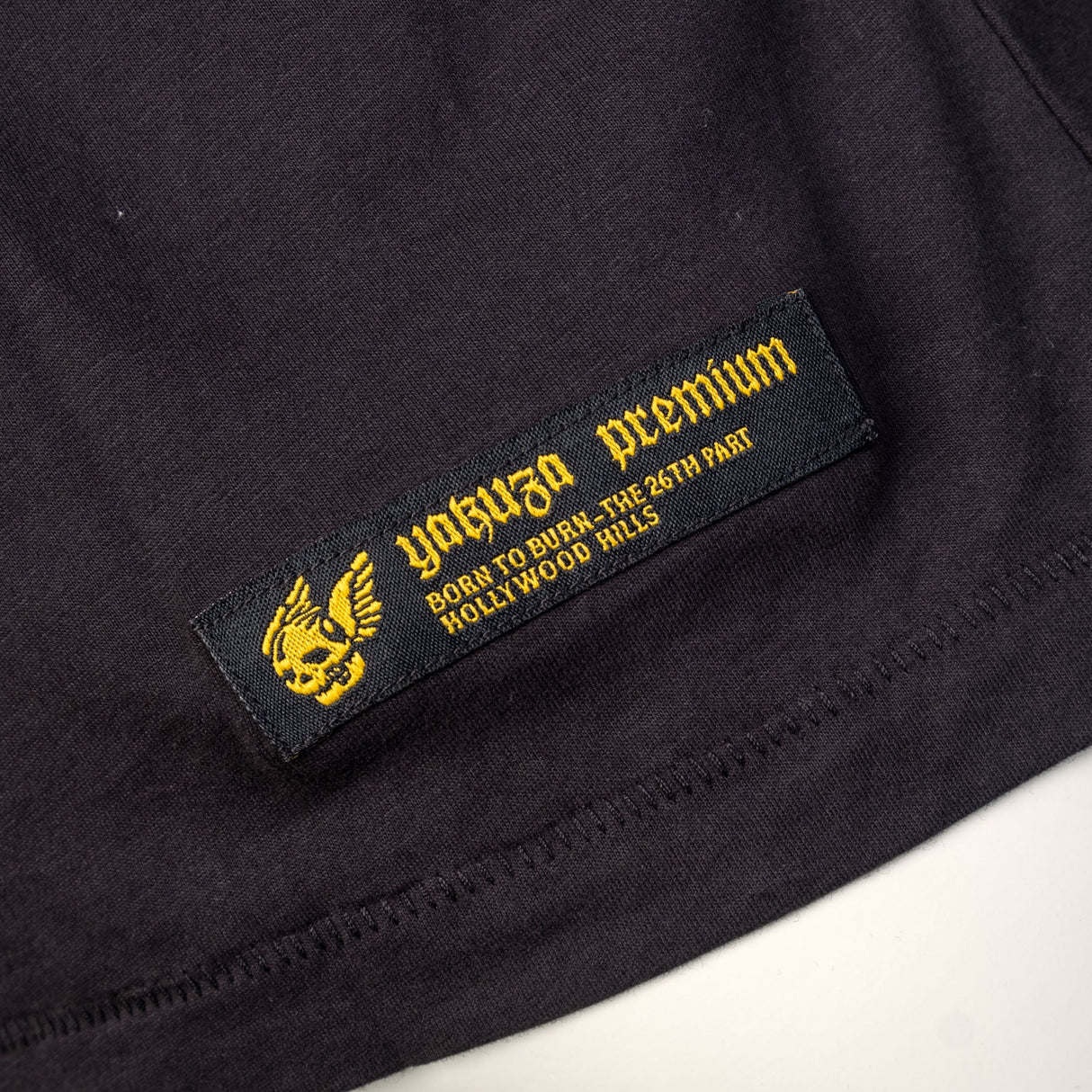 Camiseta de hombres premium de Yakuza: negro, YPS-3800