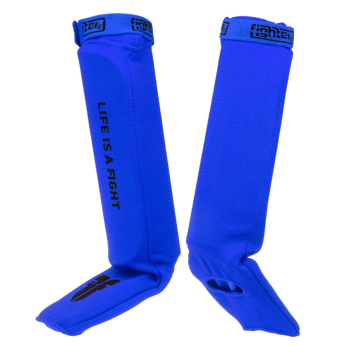 Fighter Shin Instep Guards - blue, FSG1401-04