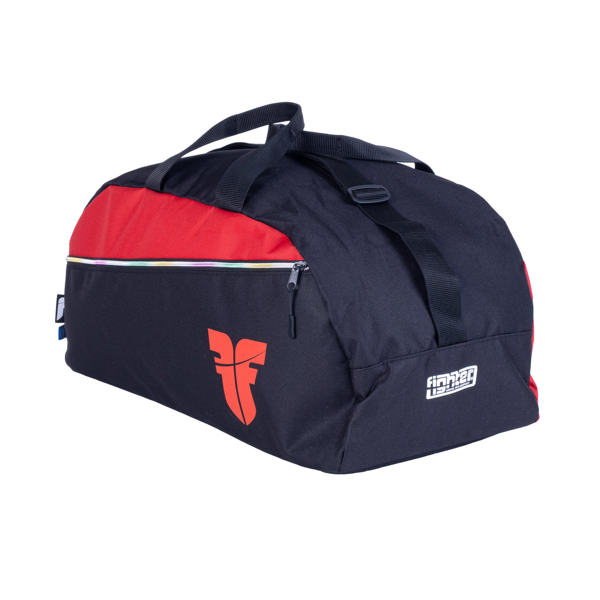 Gimnasio de la bolsa deportiva Fighter - Negro/Rojo