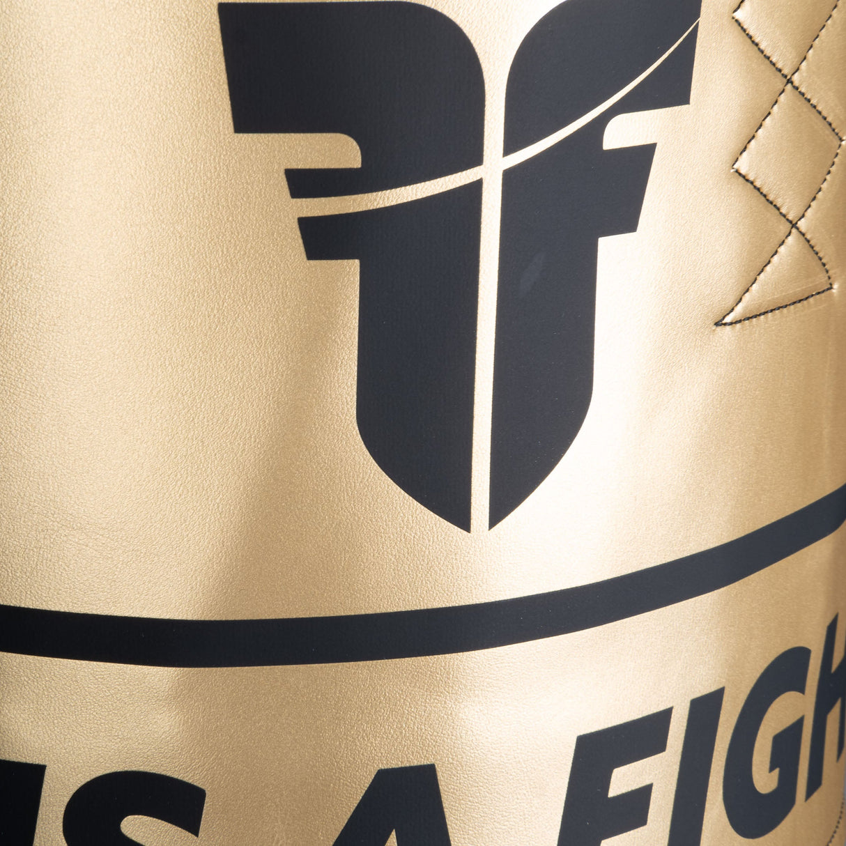 Fighter Boxsack Fitness – 120 cm / 150 cm – weiß/gold