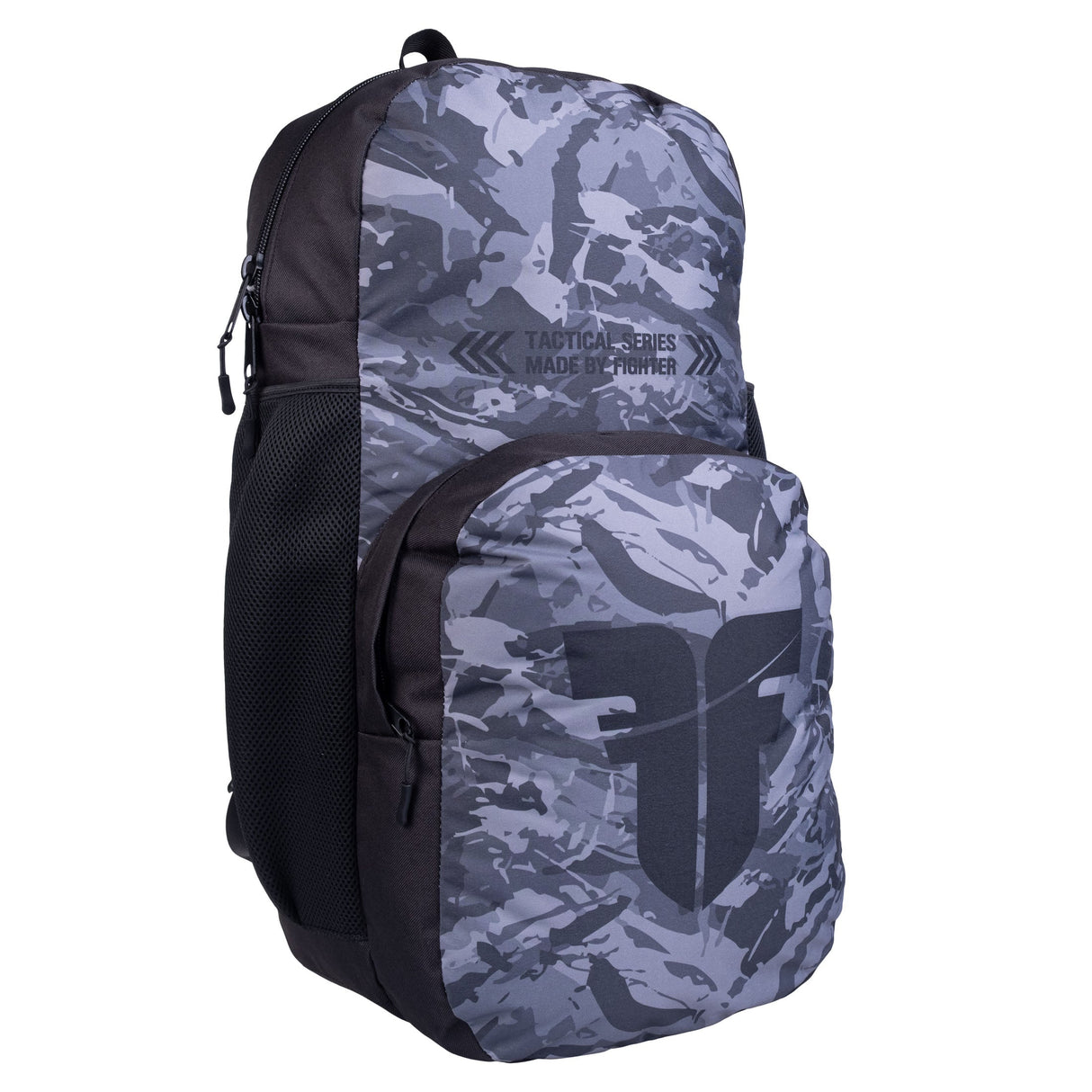 Fighter Backpack M - bush/camo/grey, FBG-25-BCM-GY