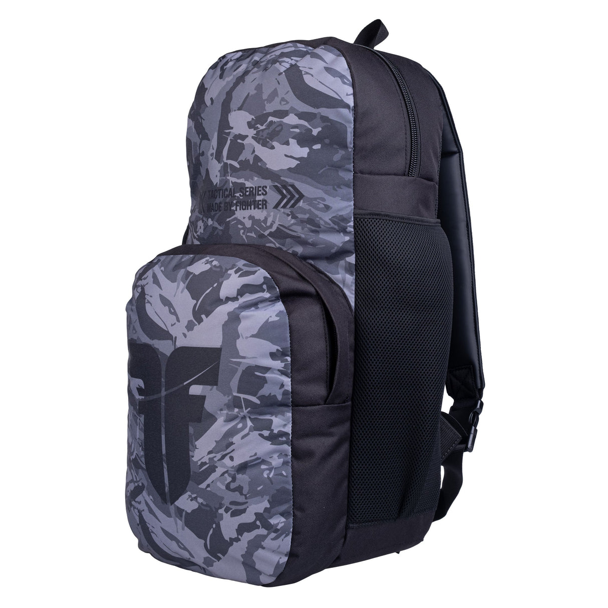 Fighter Backpack M - bush/camo/grey, FBG-25-BCM-GY