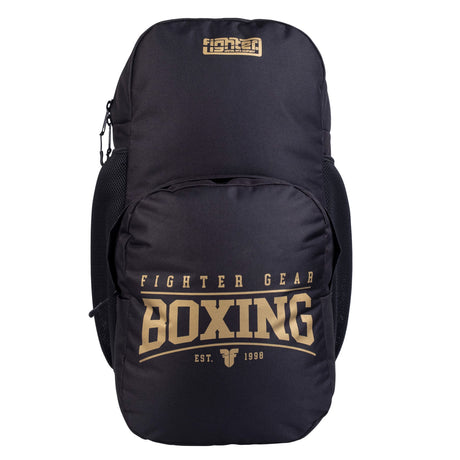 Fighter Backpack M Boxing - black/gold, FBG-25-BX