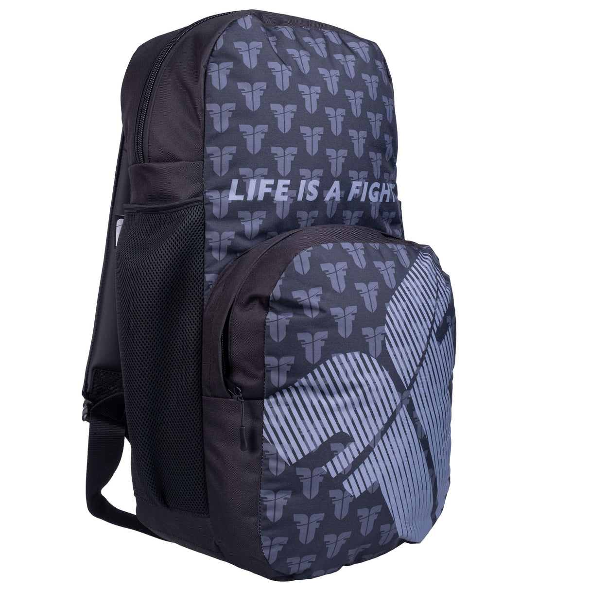 Fighter Backpack M - black logo, FBG-25-LG-BK