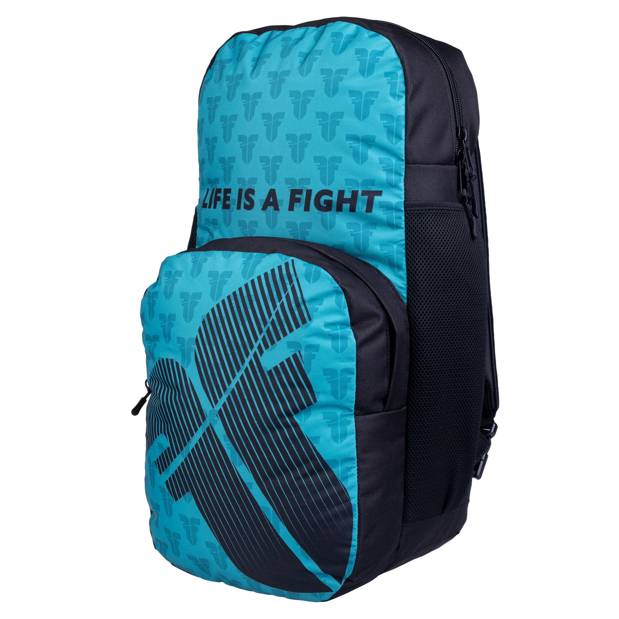 Fighter Backpack M - blue logo, FBG-25-LG-BL