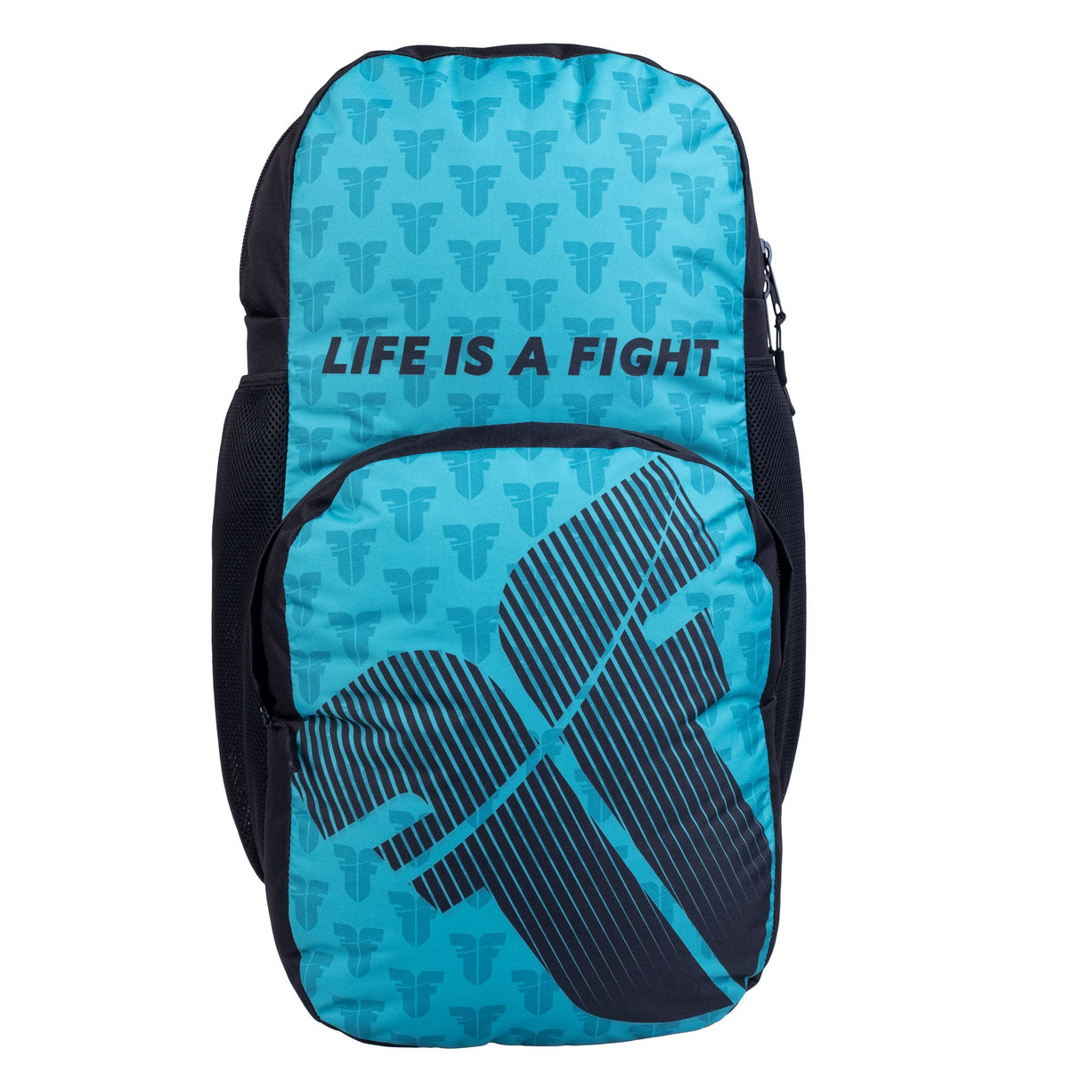 Fighter Backpack M - blue logo, FBG-25-LG-BL