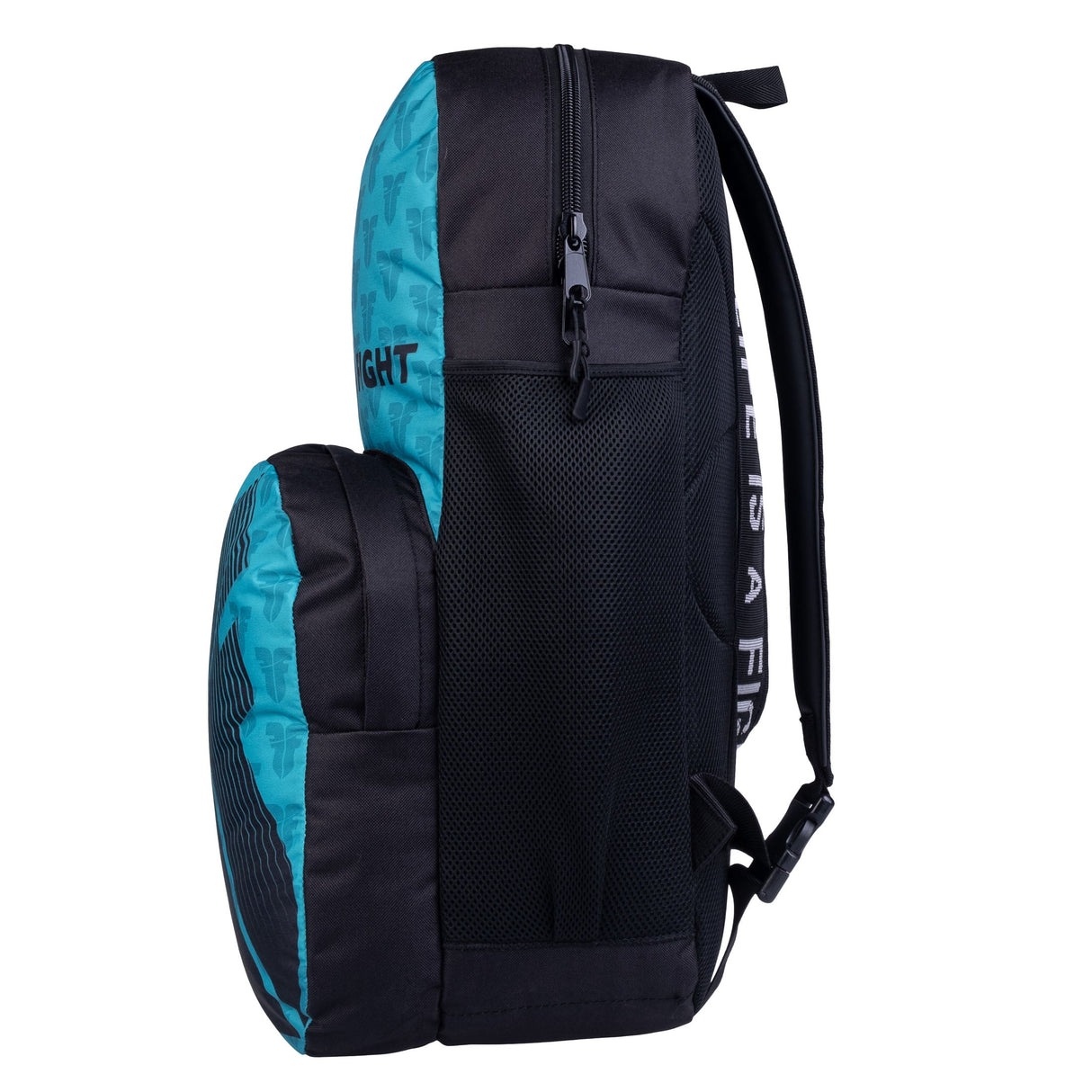 Fighter Backpack M - blue logo, FBG-25-LG-BL