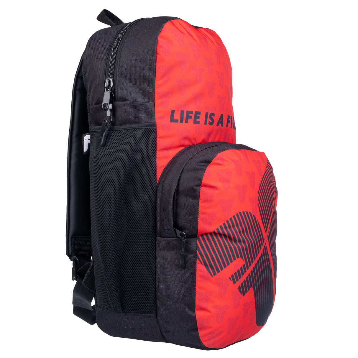 Fighter Backpack M - red logo, FBG-25-LG-RD