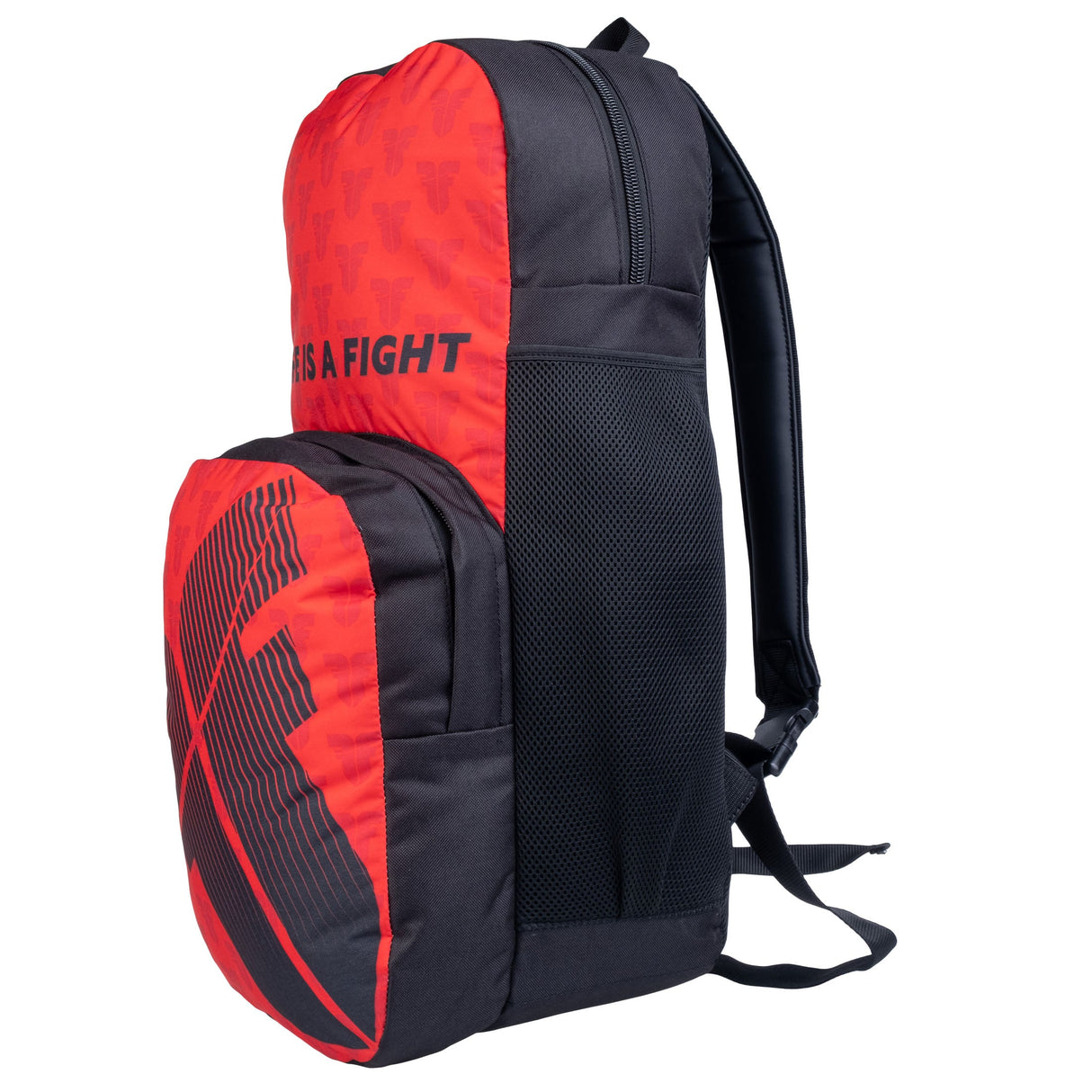 Fighter Backpack M - red logo, FBG-25-LG-RD